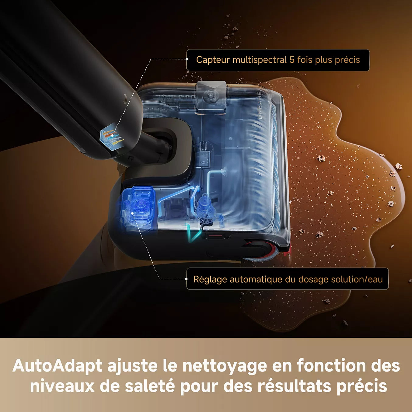 balai aspirateur laveur drame t16 proheat - R
