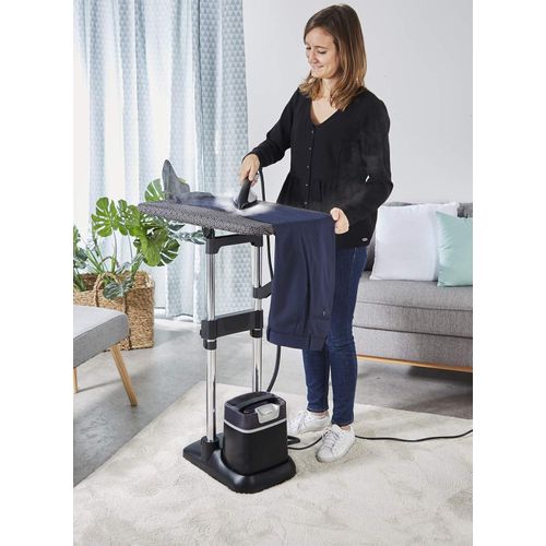 Calor Ixeo+ Défroisseur tout-en-un, Planche Intelligente intégrée 3 positions, Fer vapeur, Défroisseur, 5 bars - QT1510C0