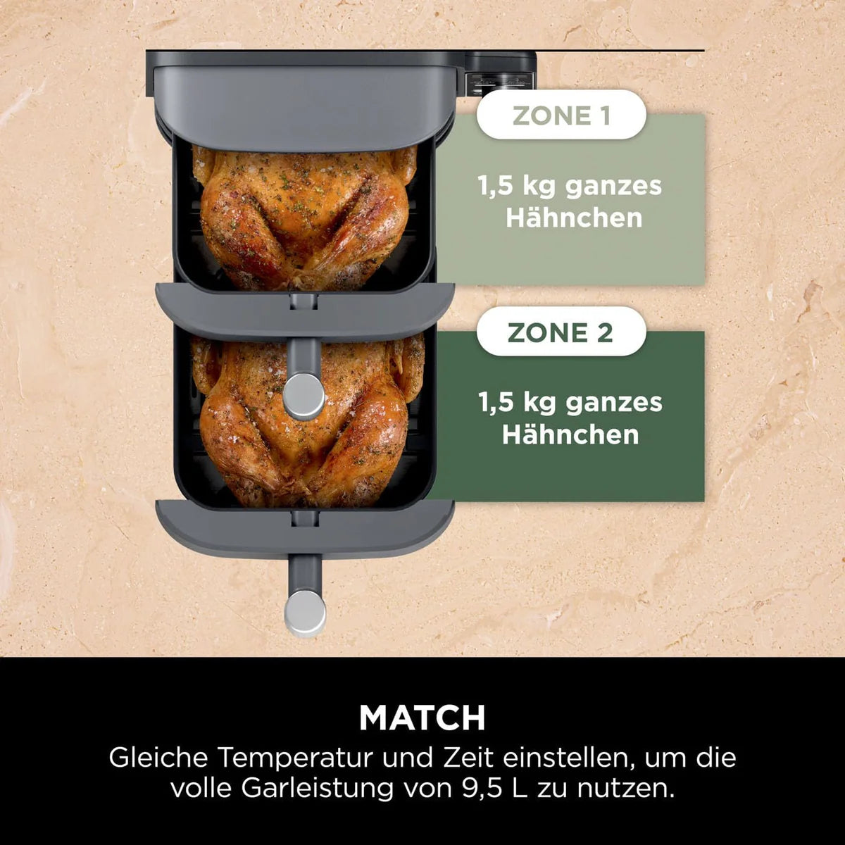 Air Fryer Ninja Double Stack 9,5L