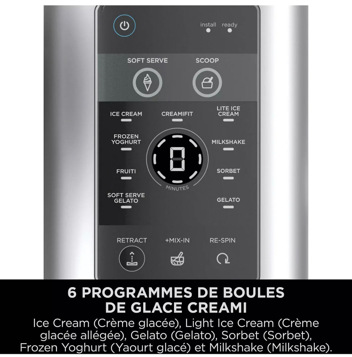Ninja Swirl NC701 by CREAMi – 13 Programmes Automatiques
