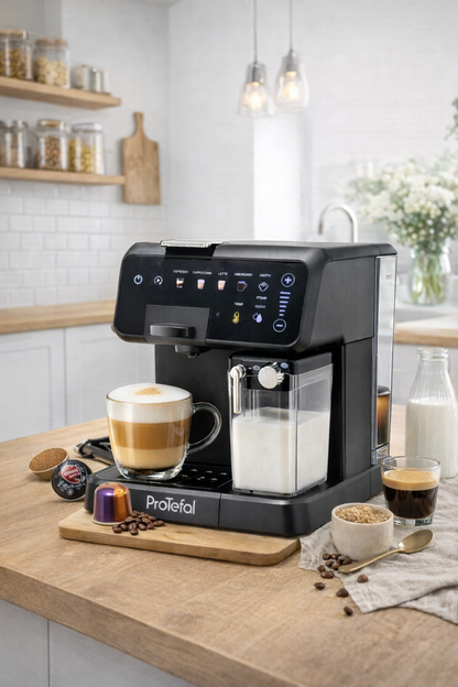 Cafetiere cappuccino protefal 4en1
