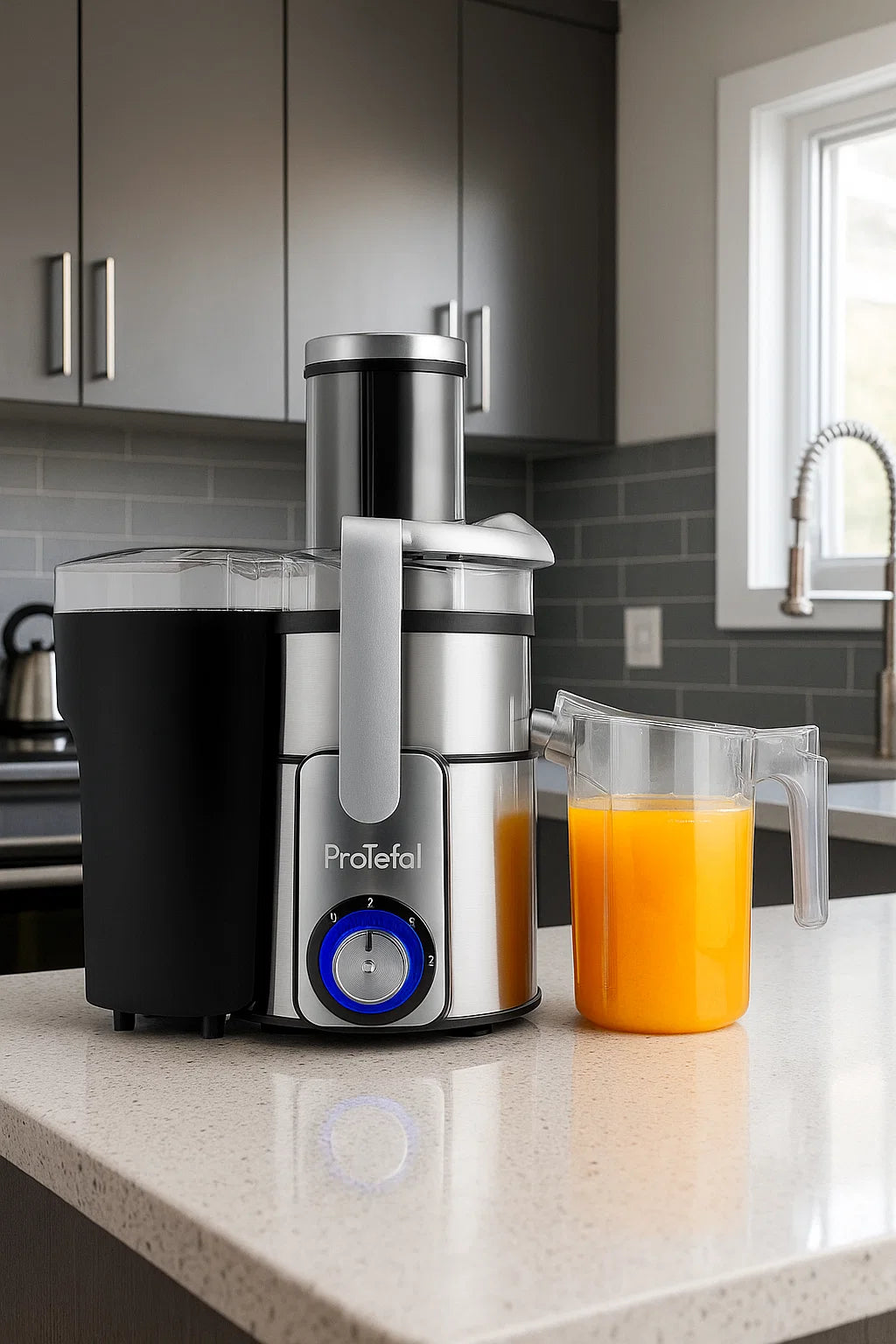 Centrifugeuse Protefal Fresh Juice JE-30 – 800W, Ouverture 85 mm, Inox